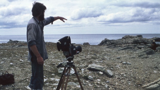 Alun Bollinger (Cameraman) at Cape Palliser