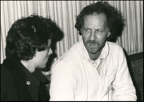 Werner Herzog and I at the Hof Film Festival