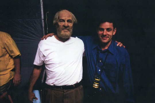 With Werner (in heavy aged/dirt make up) on set